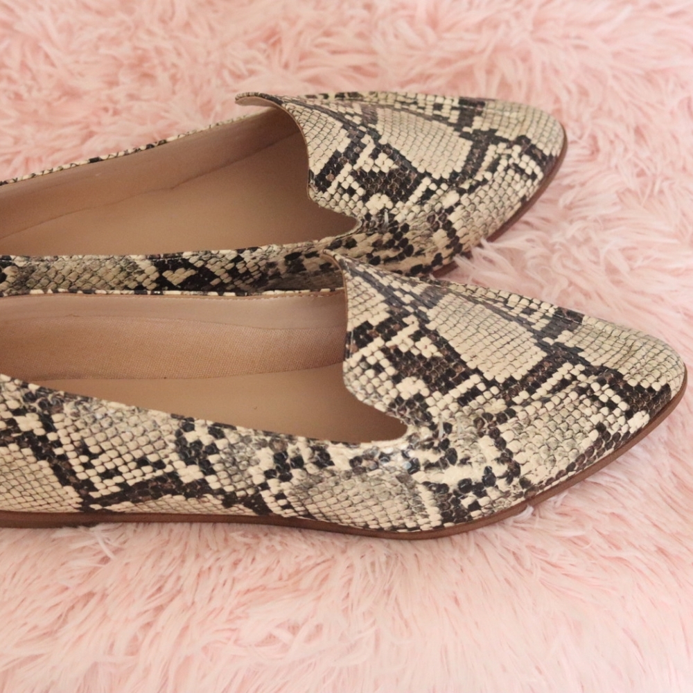 NWOT Aldo faux snake skin shoes size 7.5